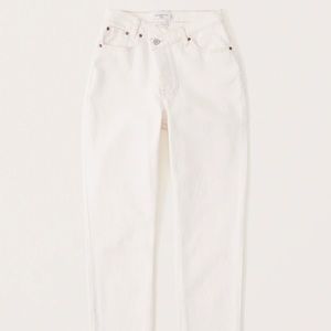 NWT Abercrombie & Fitch Curve Love High Rise Dad Jean Short Length